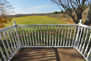 View from Upper Level Deck - Country homes for sale and luxury real estate including horse farms and property in the Caledon and King City areas near Toronto